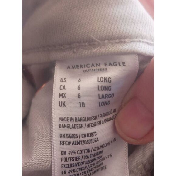 American eagle outfitters Women's distressed mushroom embroidery tan 6 - Picture 3 of 4